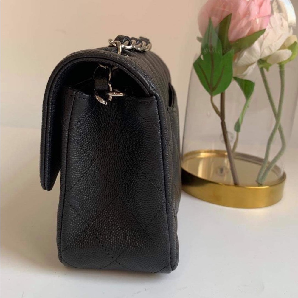 SOLD Chanel 18C Black Matte Caviar Mini Rectangle - Picture 4 of 8